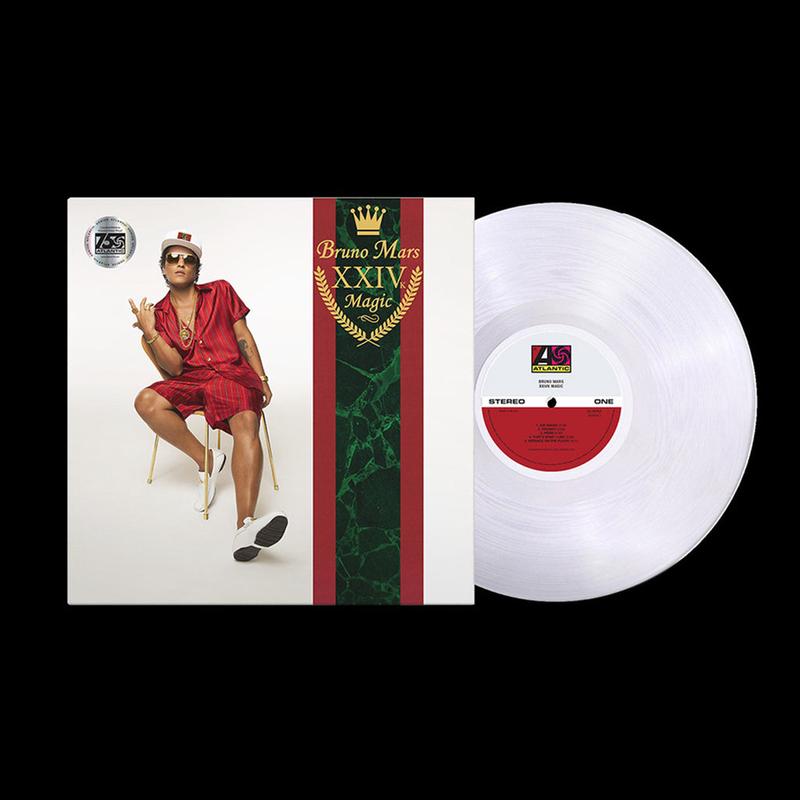 BRUNO MARS - 24K Magic (Atlantic 75 Reissue) - LP - Clear Vinyl