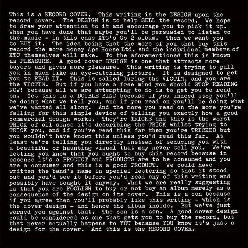 XTC - Go 2 (Remastered and Expanded w/ Go+ EP) - 2LP - Gatefold 200g Vinyl