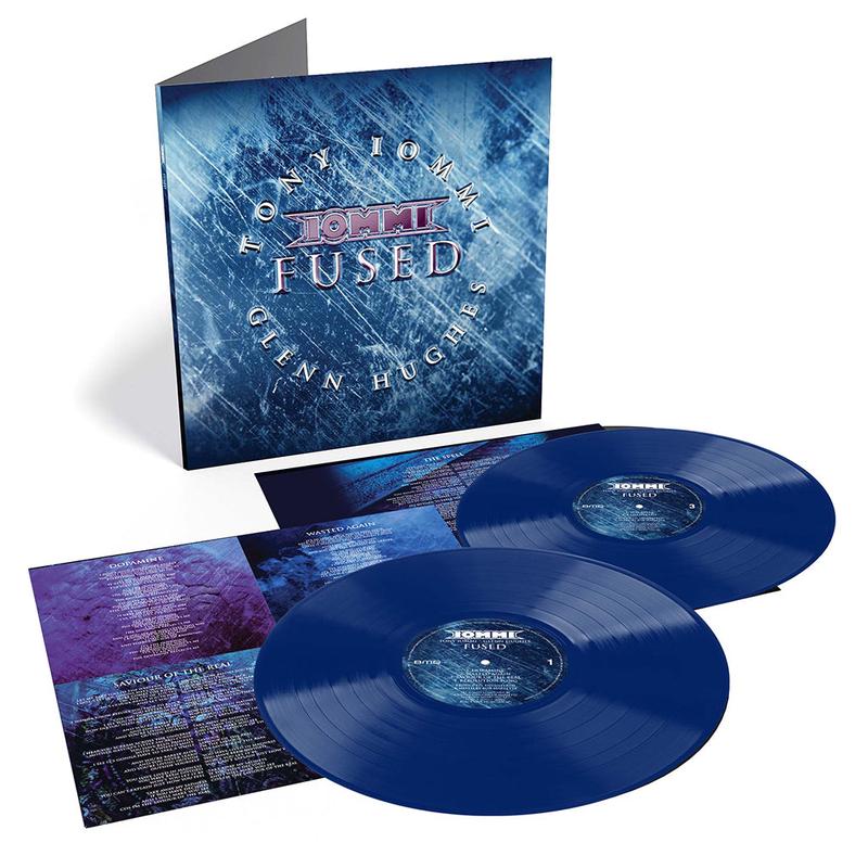 TONY IOMMI WITH GLEN HUGHES - Fused (2024 Remaster with 3 Bonus tracks) - 2LP - Translucent Cobalt Blue Colour Vinyl