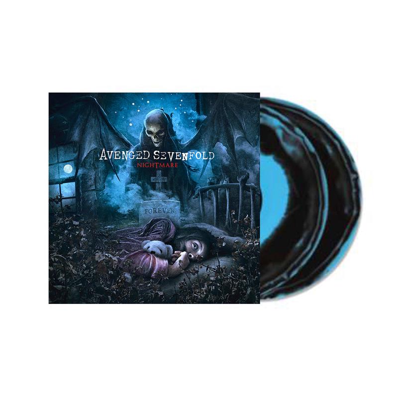 AVENGED SEVENFOLD -Nightmare (2023 Reissue) - 2LP - Blue and Black Swirl Vinyl