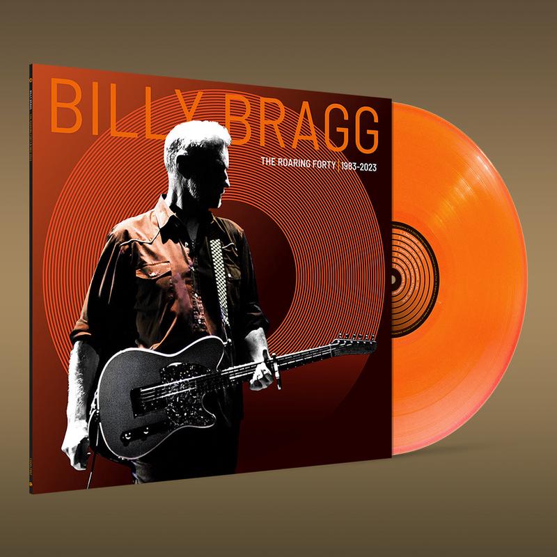 BILLY BRAGG - The Roaring Forty 1983-2023 - LP - Orange Vinyl