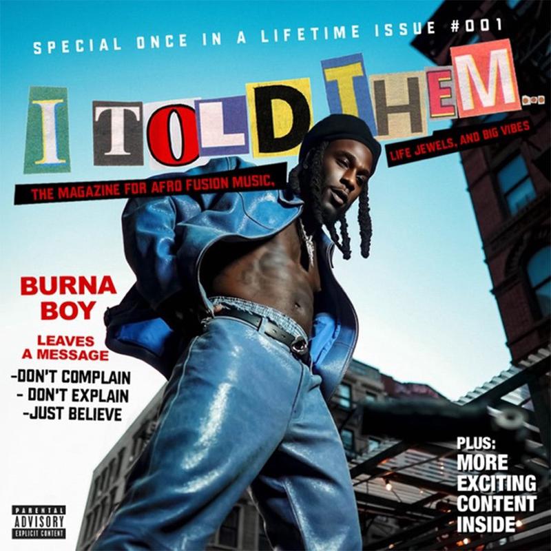 BURNA BOY - I Told Them - LP - Black Vinyl