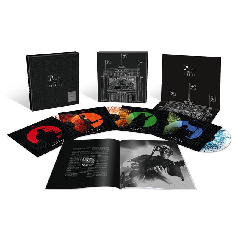PIXIES - Live in Brixton - 8LP - 180g Red, Orange, Green & Blue Clear Splatter Vinyl Box Set