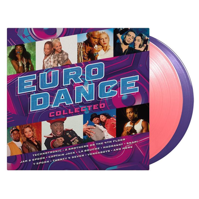 VARIOUS - Eurodance Collected - 2LP - 180g Pink / Purple Vinyl