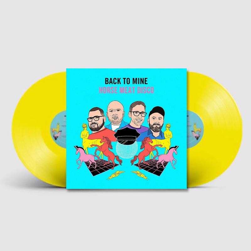 VARIOUS ARTISTS - Back to Mine: Horse Meat Disco - 2LP - Yellow Vinyl