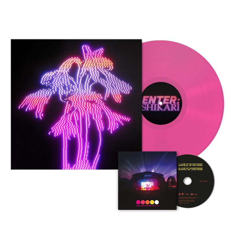 ENTER SHIKARI - Dancing On The Frontline - LP - Transparent Neon Pink Coloured Vinyl + Blu-ray