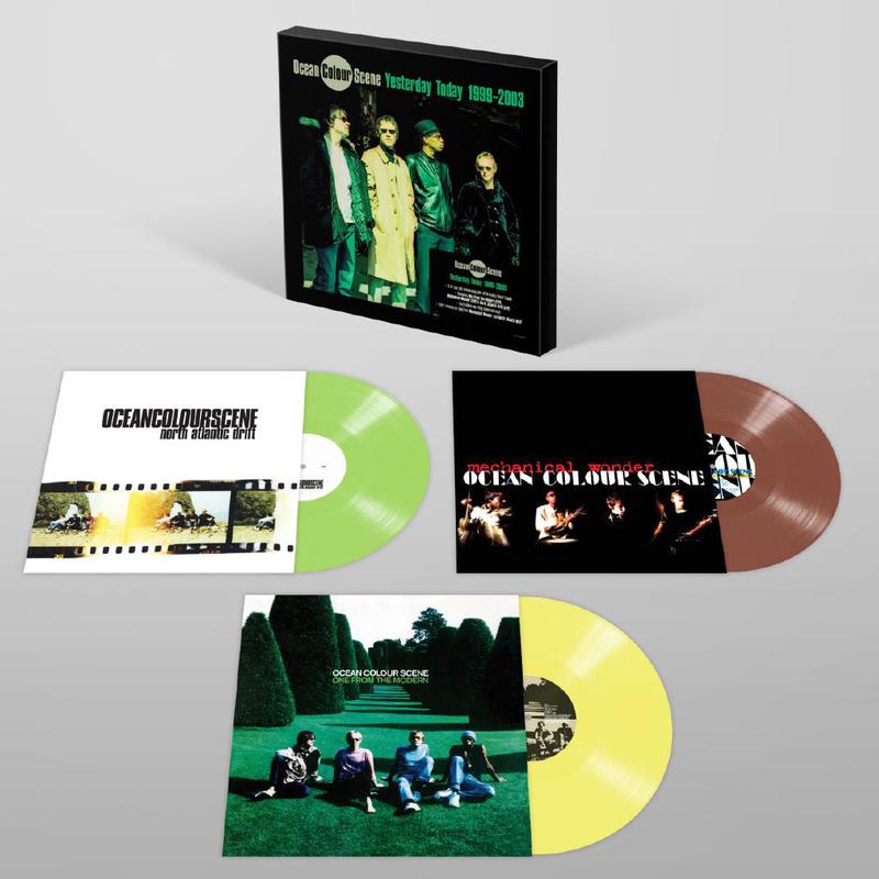 OCEAN COLOUR SCENE - Yesterday Today 1999 2003 - 3LP (Remastered) - Green / Brown / Yellow Coloured Vinyl Box Set