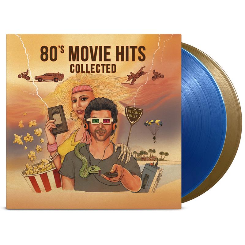 VARIOUS - 80's Movie Hits Collected (Repress) - 2LP - 180g Translucent Blue and Gold Vinyl