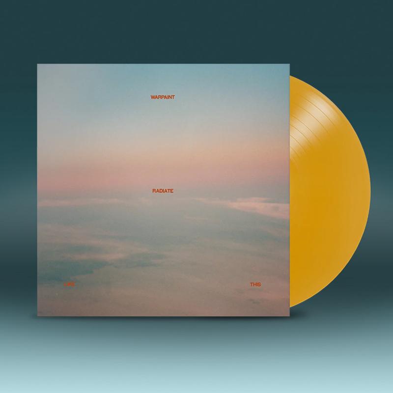 WARPAINT - Radiate Like This - LP - Gatefold Translucent Yellow Vinyl