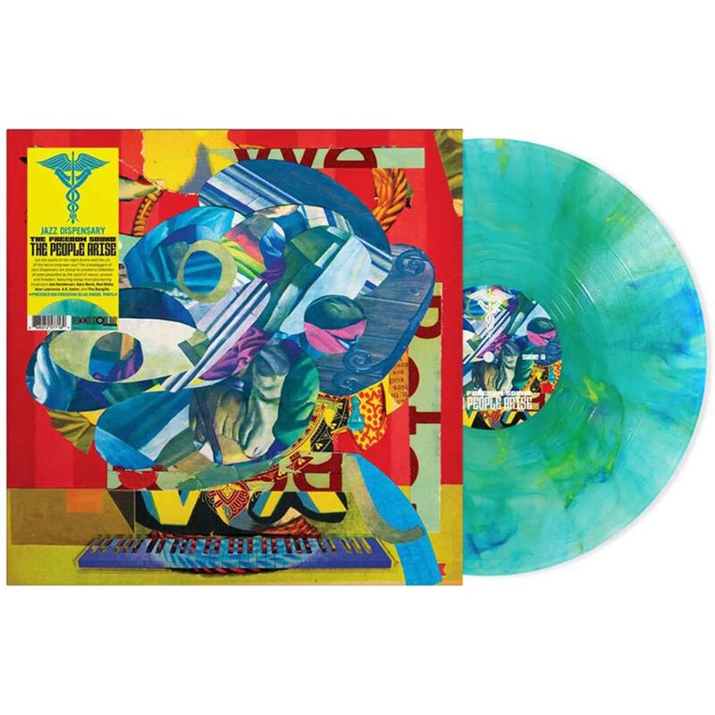 VARIOUS - Jazz Dispensary: The Freedom Sound! The People Arise - LP - Translucent Blue Smoke Vinyl