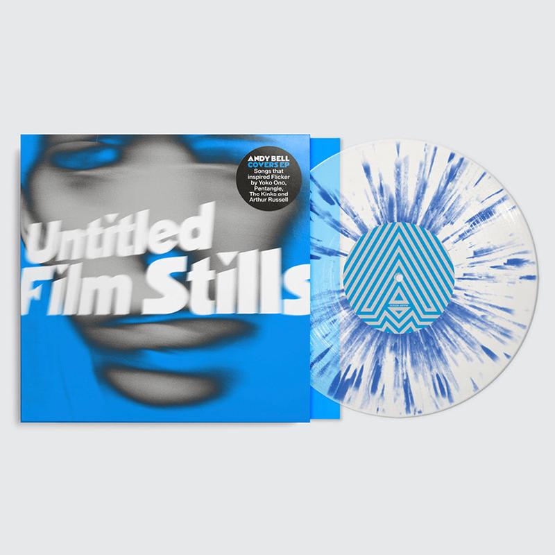 ANDY BELL - Untitled Film Stills - 10" EP - Frosted Clear w/ Blue Splatter Vinyl