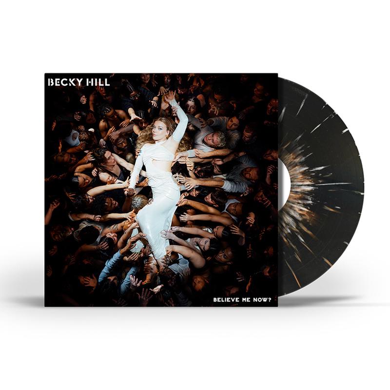 BECKY HILL - Believe Me Now - LP - Black with White and Orange Splatter Vinyl