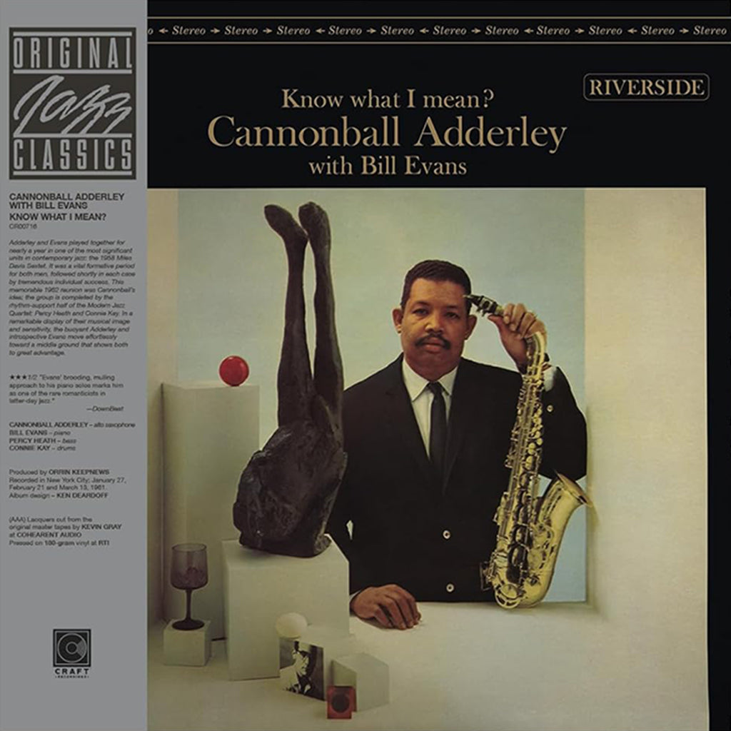 CANNONBALL ADDERLEY WITH BILL EVANS - Know What I Mean? (Original Jazz Classics Series) - LP - 180g Vinyl