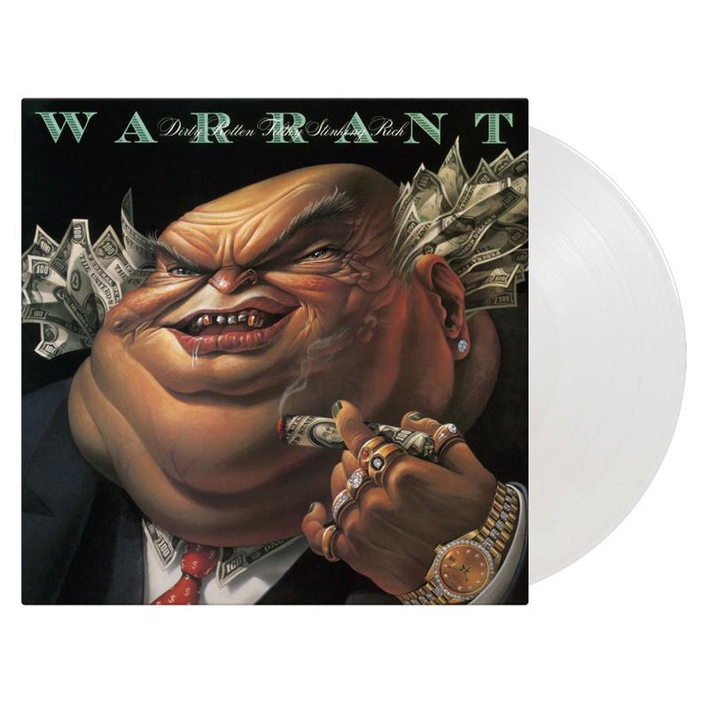 WARRANT - Dirty Rotten Filthy Stinking Rich (2023 Reissue) - LP - 180g Crystal Clear Vinyl