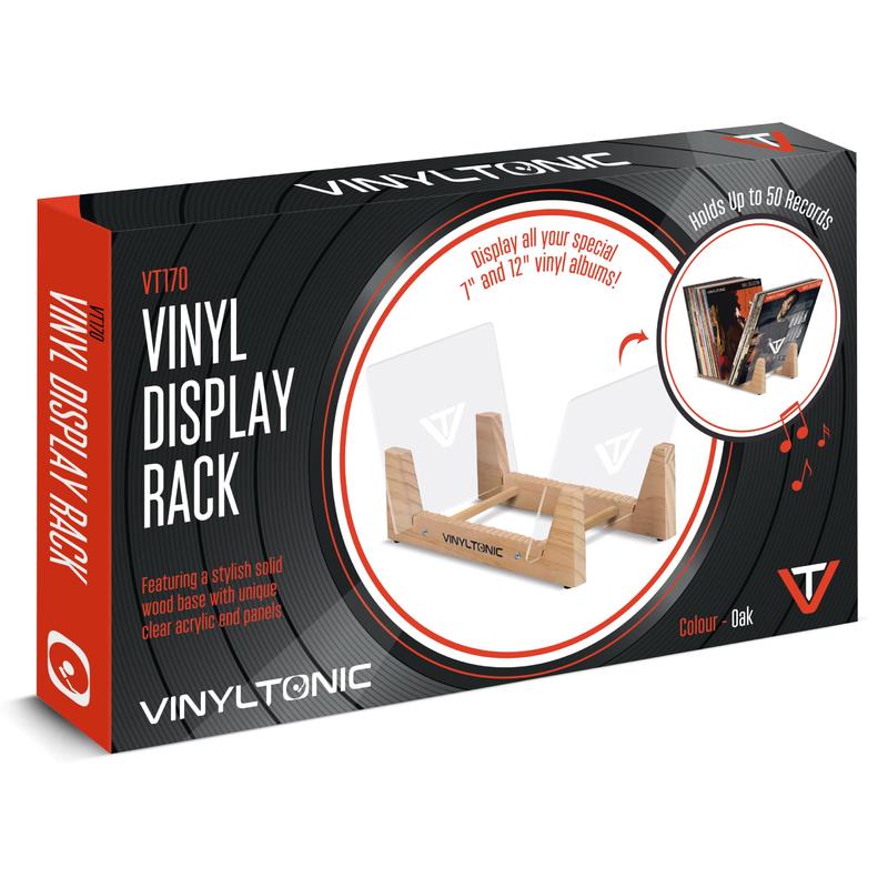 Vinyl Tonic - Vinyl Display Rack - Oak