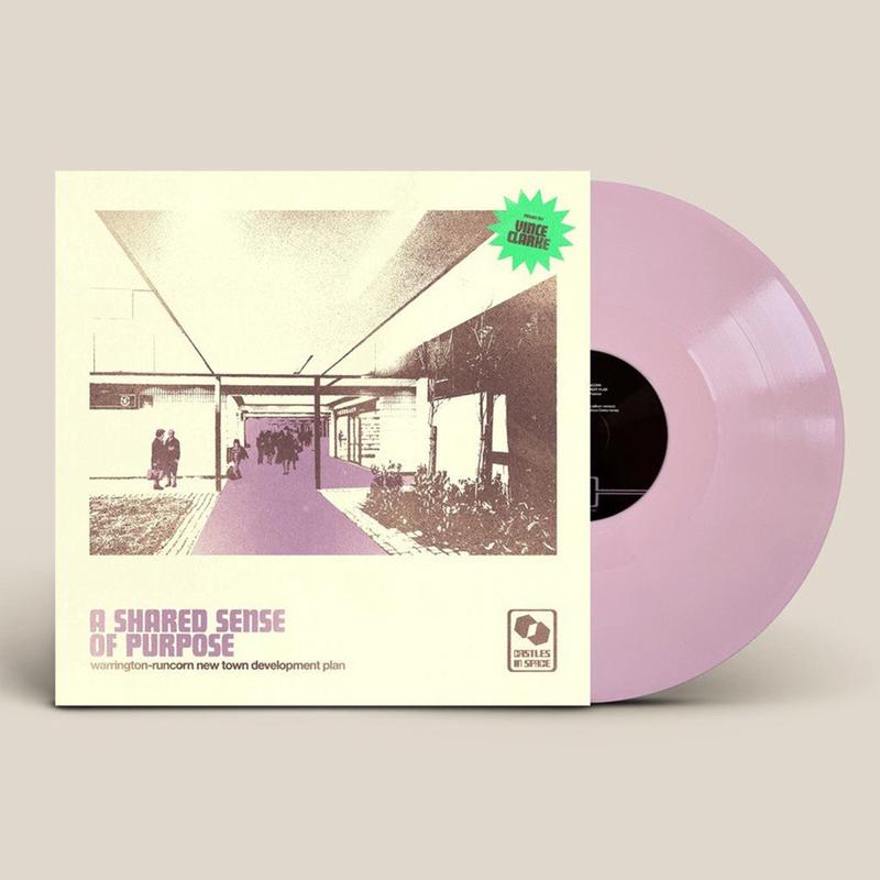 WARRINGTON-RUNCORN NEW TOWN DEVELOPMENT PLAN - A Shared Sense Of Purpose b/w Vince Clarke Remix - 12'' - Baby Pink Vinyl
