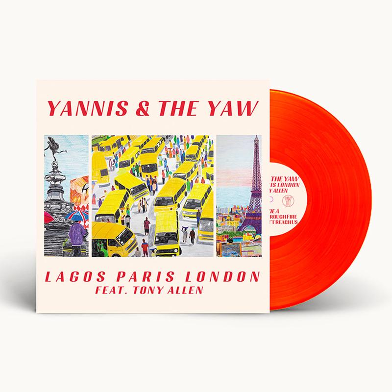 YANNIS & THE YAW FEAT. TONY ALLEN - Lagos Paris London - LP - Red Vinyl