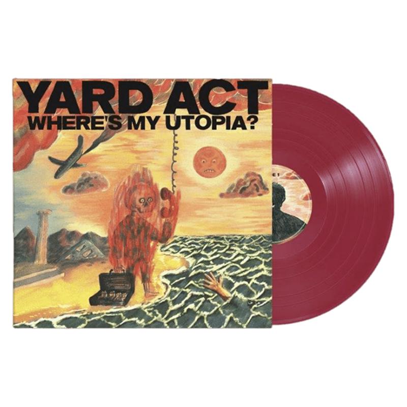 YARD ACT - Wheres My Utopia? - LP - Maroon Vinyl