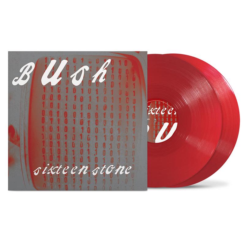 BUSH - Sixteen Stone (30th Anniversary Edition) - 2LP - Opaque Apple Red Vinyl