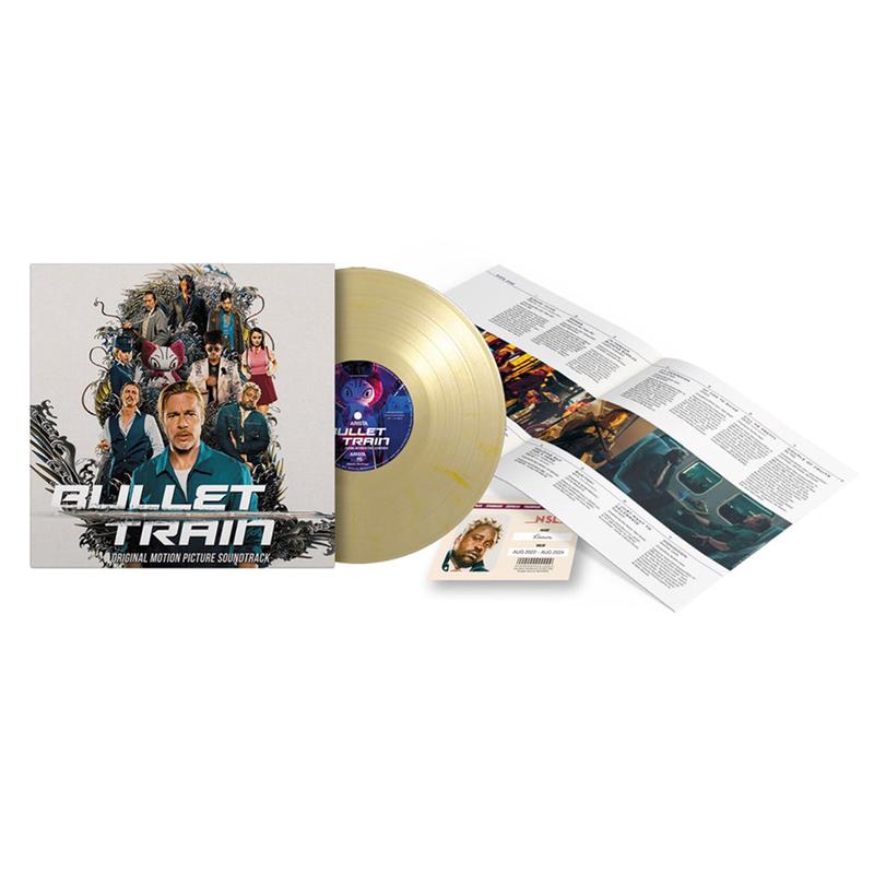 VARIOUS - Bullet Train (Original Soundtrack) - LP - 180g Lemon Coloured Vinyl