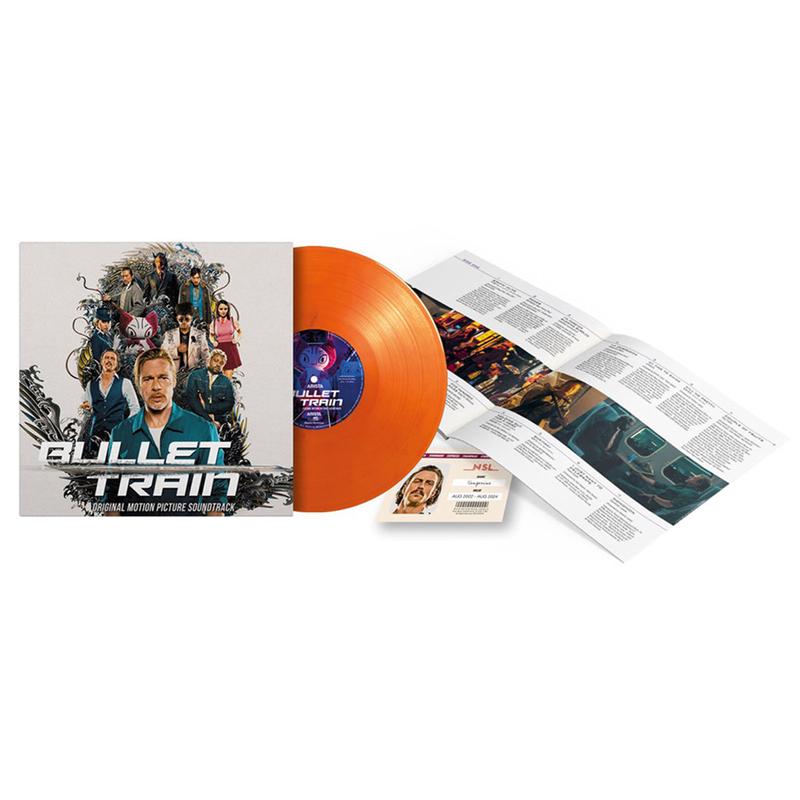 VARIOUS - Bullet Train (Original Soundtrack) - LP - 180g Tangerine Coloured Vinyl