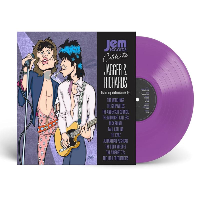 VARIOUS - Jem Records Celebrates Jagger & Richards - LP - Purple Vinyl