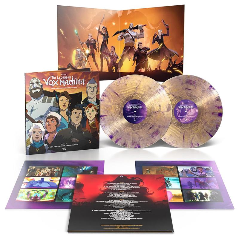 VARIOUS - The Legend Of Vox Machina Season 2 (Prime Video Original Series Soundtrack) - 2LP - Gold & Purple Mix Colour Vinyl