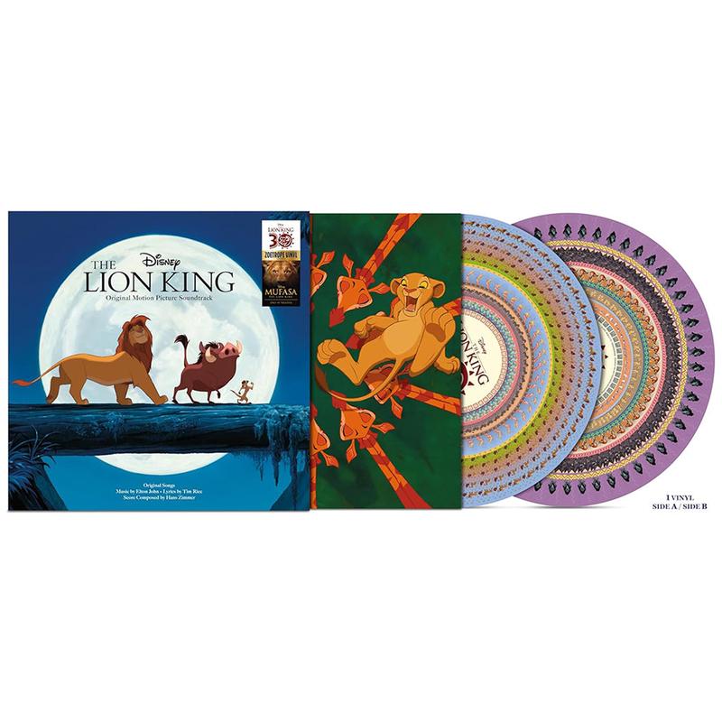 VARIOUS - The Lion King - Original Soundtrack (30th Anniversary Edition) - LP - Zoetrope Picture Disc Vinyl
