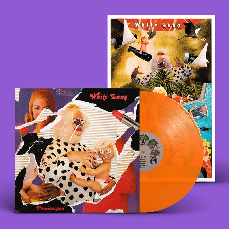 WHITE LUNG - Premonition (w/ Poster) - LP - Orange Vinyl