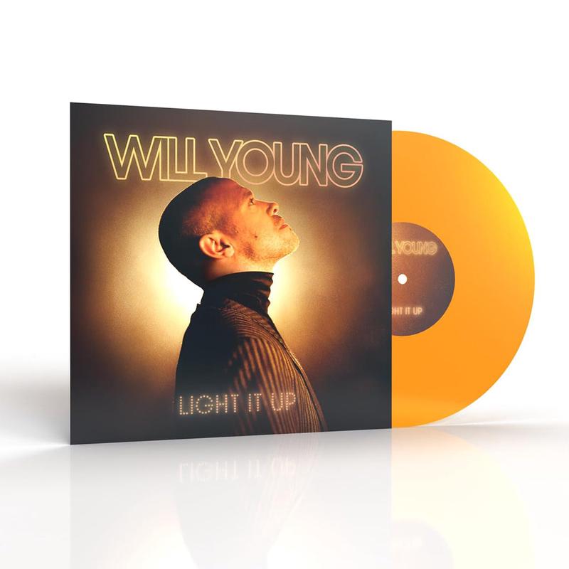 WILL YOUNG - Light It Up - LP - Transparent Orange Vinyl