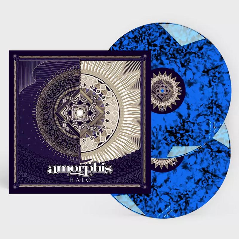 AMORPHIS - Halo (2023 Repress) - 2LP - Blue and Black Dust Splatter Vinyl