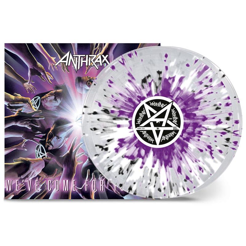 ANTHRAX - Weve Come For You All (20th Anniversary Edition) - 2LP - Clear with White, Purple and Black Splatter Vinyl