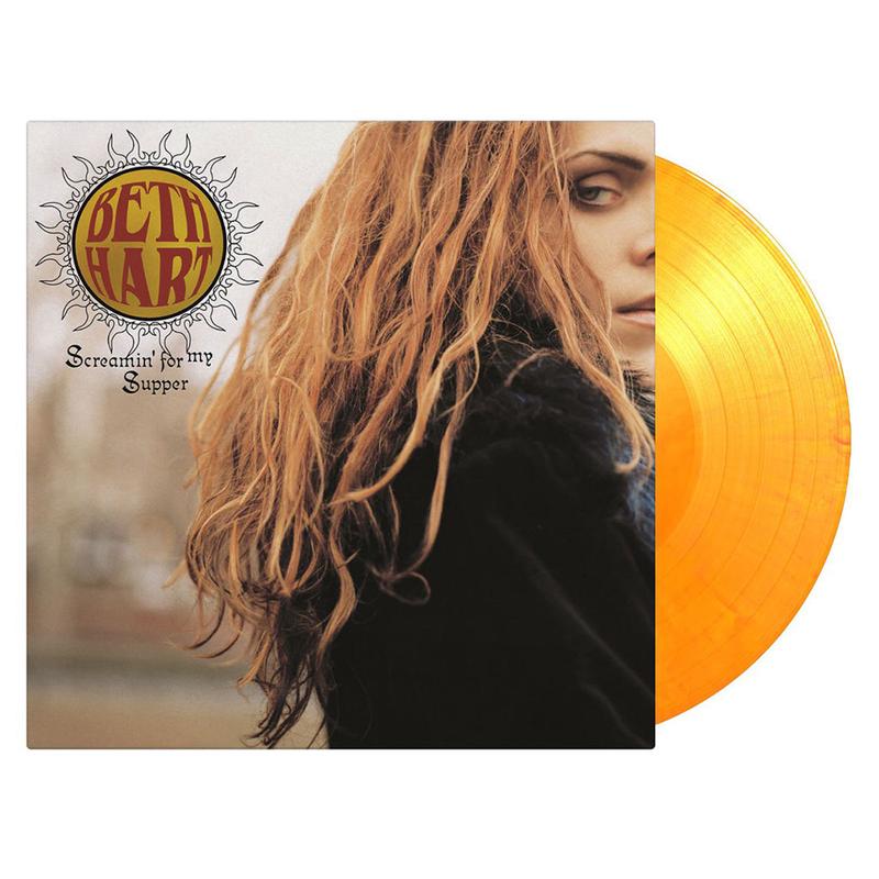 BETH HART - Screamin For My Supper (2023 Reissue) - 2LP (w/ Etching) - Gatefold 180g Yellow & Orange Marbled Vinyl