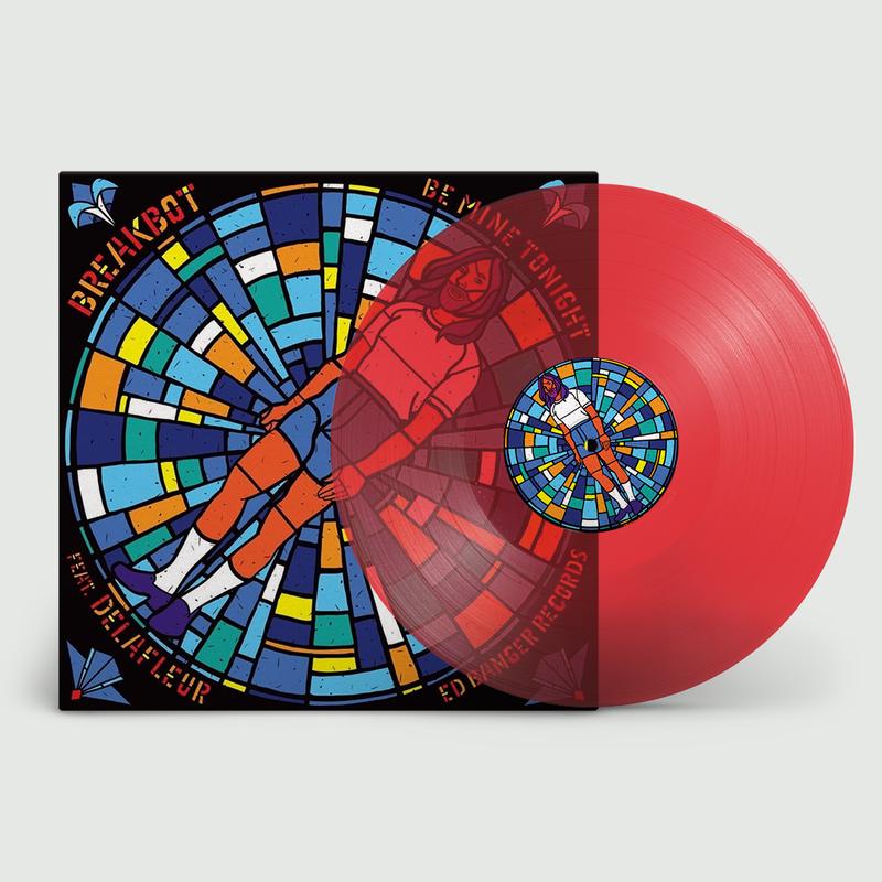 BREAKBOT - Be Mine Tonight - 12 - Limited Clear Red Vinyl