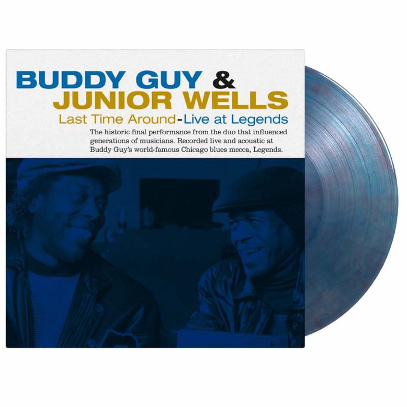 BUDDY GUY AND JUNIOR WELLS - Last Time Around: Live At Legends - LP - Blue & Red Marbled Vinyl