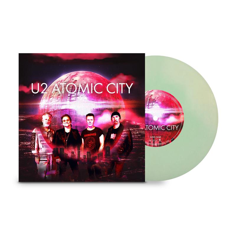 U2 - Atomic City - 7" - Photoluminescent Transparent Vinyl